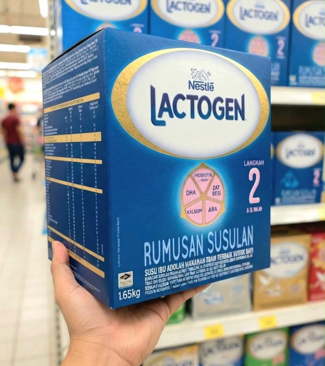 Nestlé Lactogen 2 Rumusan Susulan Formula Milk 1.65kg for ages 6–36 months